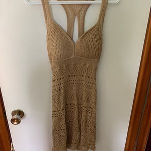 Gold guess dress